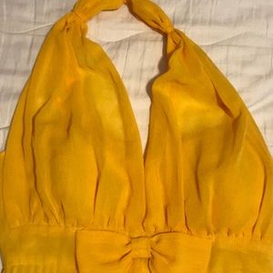 Yellow party dress!